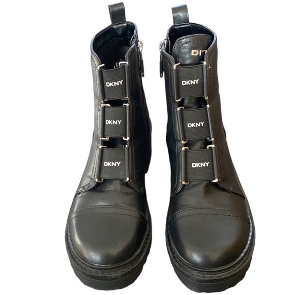Dkny Shoes Dkny Donna Karan Barrett Combat Moto Lug Sole Ankle